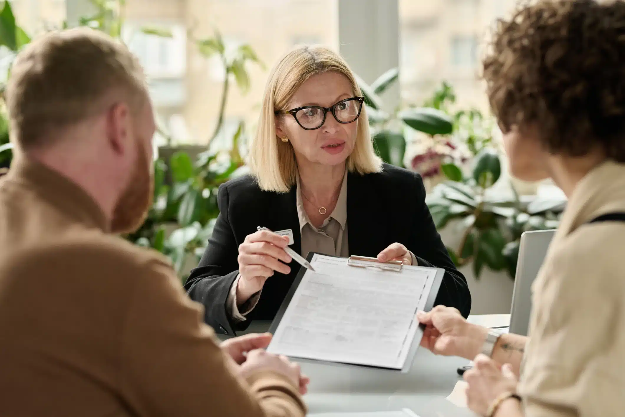 Legal Paperwork Couple